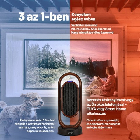 Lauben Smart Fan Heater 2in1 1800BB hősögárzó/ventilátor Lauben Smart Fan Heater 2in1 1800BB hősögárzó/ventilátor